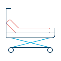 Person Hospital Bed Icon