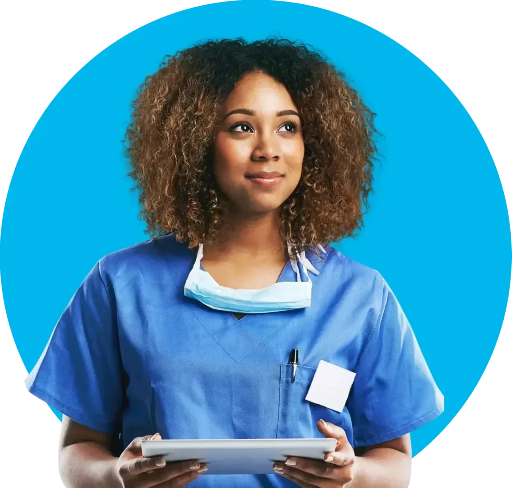 Healthcare professional graphic